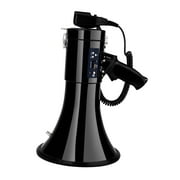 yotijay Megaphone Bullhorn Gift Handheld Bullhorn Speaker for Outdoor Vending Market Versatile Black
