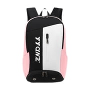 yotijay Men Badminton Bag Duffle Bag Tote Shoulder Bag Gear Storage Holds 2 to 3 Rackets Pink