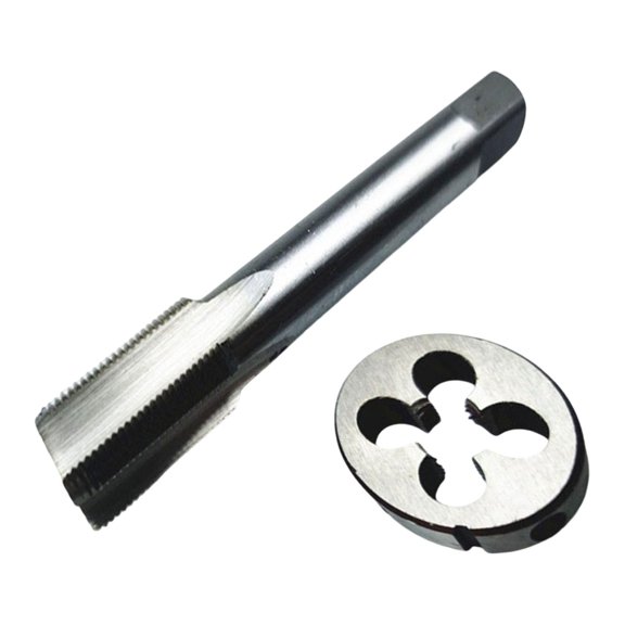 yotijay Metric Tap and Die Set Screw Tap and Round Threading Die Set High Hardness Alloy