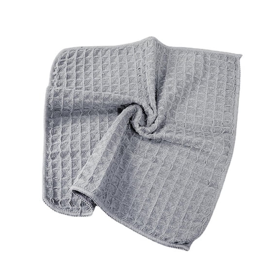 yotijay Microfiber Cleaning Cloth Car Wash Cloth Multifunctional Dishcloth Washcloth for Gray 40 cm