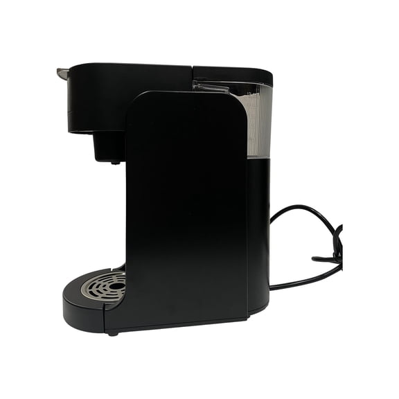 yotijay Mini Capsule Coffee Machine Automatic Coffee Maker for Camping Ground Coffee black