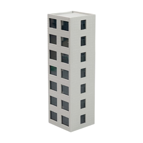 yotijay Model Railway Buildings DIY Simulation 1/150 for Park Street Micro Landscape 4.4x4.2x14.3cm