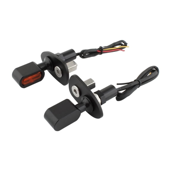 yotijay Motorcycle Direction Light Brackets Aluminum Alloy Turn Signaling Device Mount Orange Light