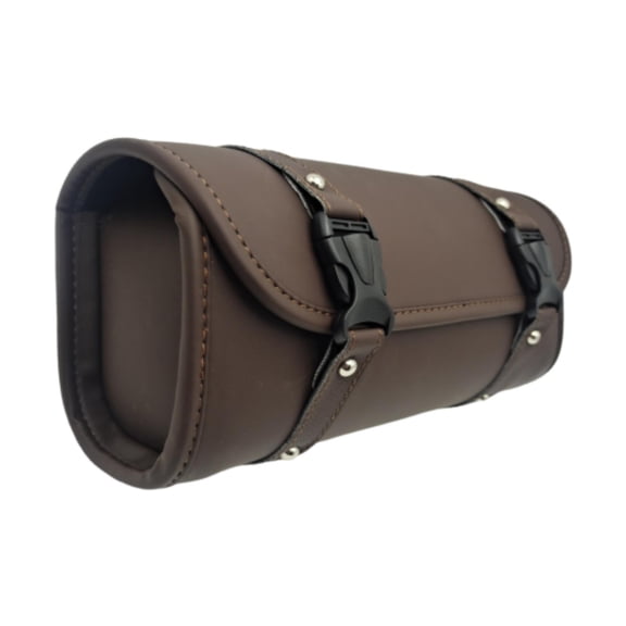 yotijay Motorcycle Front Bag Large Capacity Luggage Pouch for Motorbike Brown