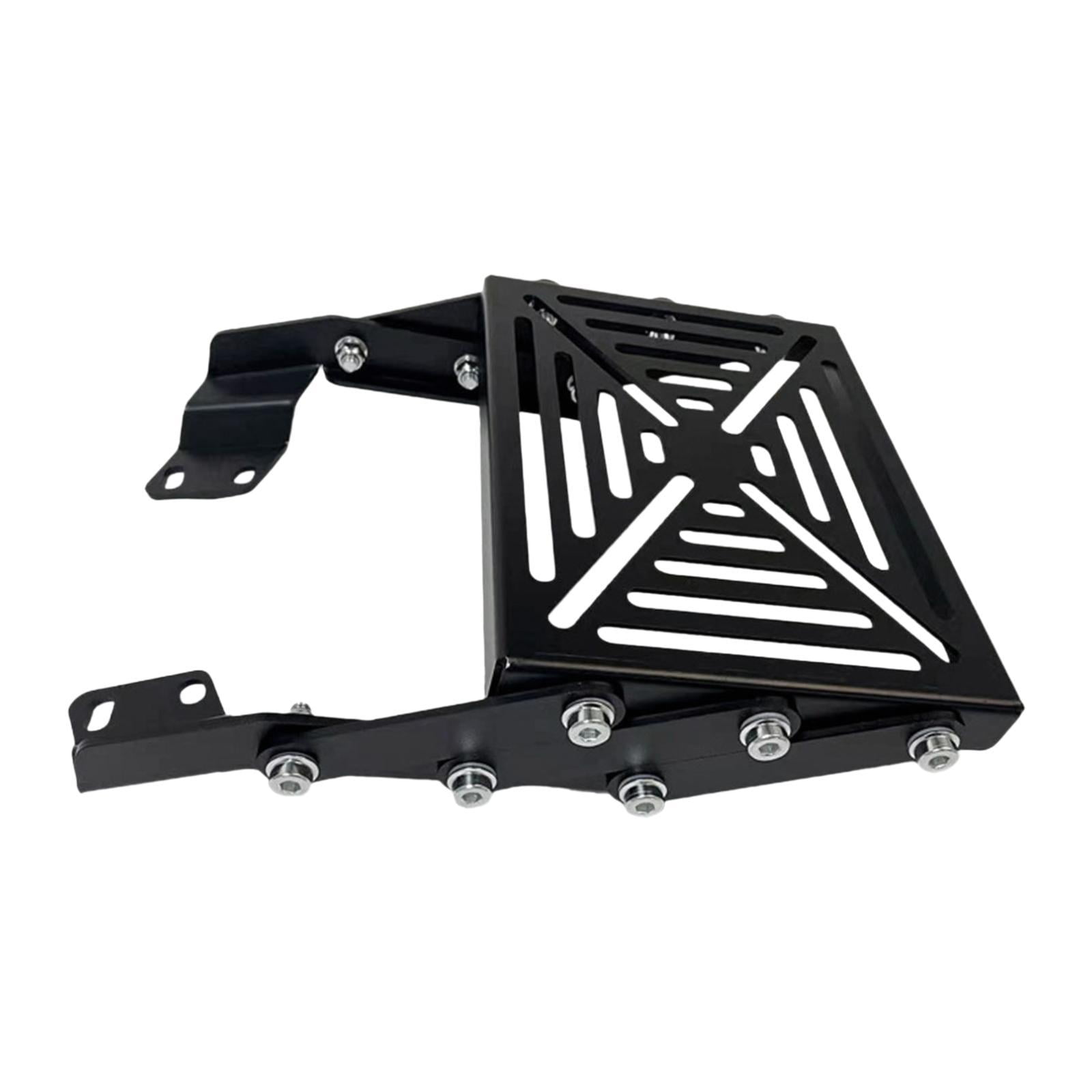 yotijay Motorcycle Luggage Rack,Motorcycle Rear Luggage Rack Trunk Cargo Carrier,Carbon Steel Bracket Tail Trunk Mount Holder,Rear Carrier Rack Traveling Motorbike Accessories,Saddlebag Support