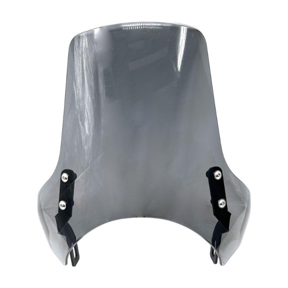 yotijay Motorcycle Windshield Windscreen Flyscreen Replacment Sturdy Professional Easy Gray