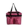 thumbnail image 1 of yotijay Multifunctional Tool Bag Hardware Tool Bag Hardware Bag Portable Multi Partition Pink, 1 of 9