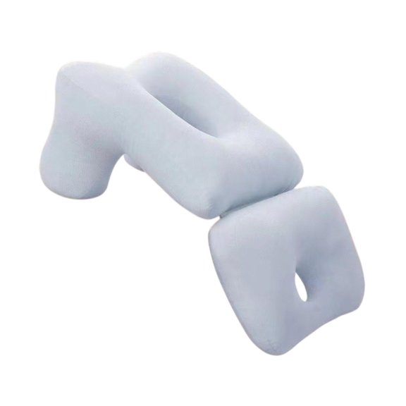 yotijay Napping Pillow Comfort Face Down Pillow for Reading Watching Movies Relaxing Blue