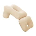 thumbnail image 1 of yotijay Napping Pillow Comfort Face Down Pillow for Reading Watching Movies Relaxing White, 1 of 9