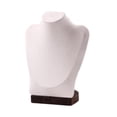 thumbnail image 1 of yotijay Necklace Display Chain Bust Stand Holder Decoration Stylish Elegant Jewelry Bust Beige Velvet, 1 of 9