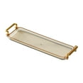 thumbnail image 1 of yotijay Nordic Serving Tray Decorative Tray with Handles Dessert Tray Multifunction Food Light Brown, 1 of 9
