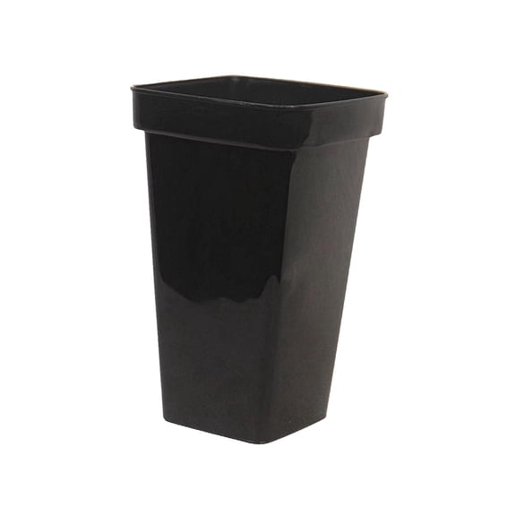 yotijay PP Flower Bucket for Cut Flowers Flower Container Decorative Versatile for Hotel Black Size S