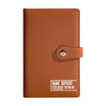 thumbnail image 1 of yotijay PU Leather Notebook Binder Refillable Loose Leaf Binder for Work Travel Brown, 1 of 9