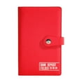 thumbnail image 1 of yotijay PU Leather Notebook Binder Refillable Loose Leaf Binder for Work Travel Red, 1 of 9