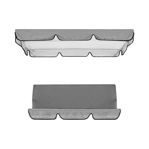 yotijay Patio Swing Canopy, Garden Rocking Chair Cover, Rainproof, , Rocking Chair Covers for Rocking Furniture, Yard, Outdoor , Gray