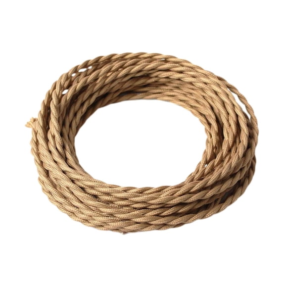 yotijay Pendant Light Cord Decoration Ceiling Hanging Light Kit with Hemp Rope Lamp Cord brown