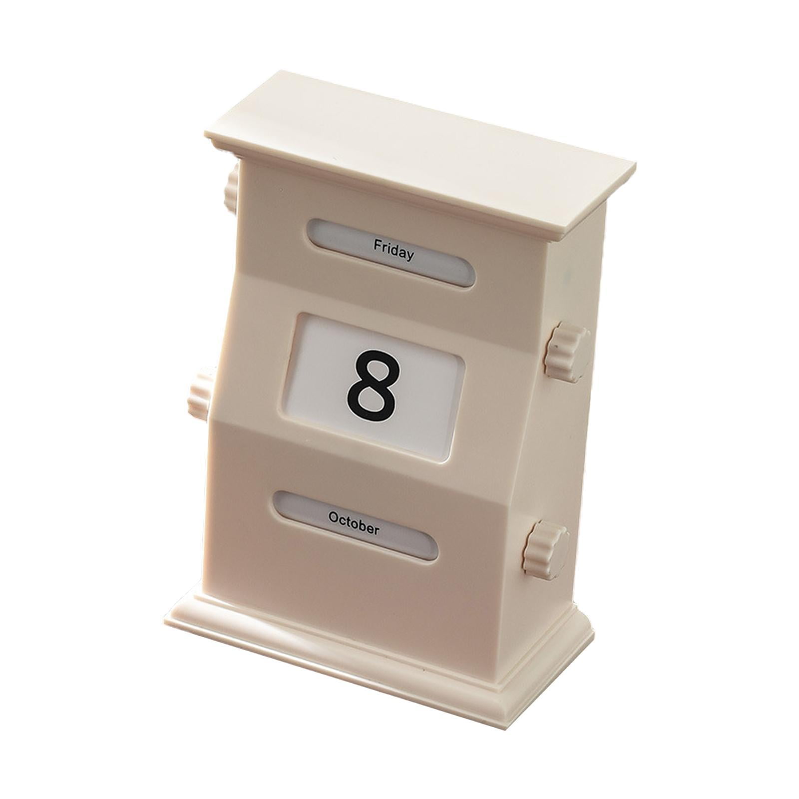 yotijay Perpetual Calendar Desktop Decorations Artwork Creative ...