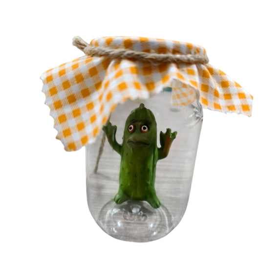 yotijay Pickle Statue Resin Figurine Artwork Gift Crafts Ornament Sculpture for Anxious