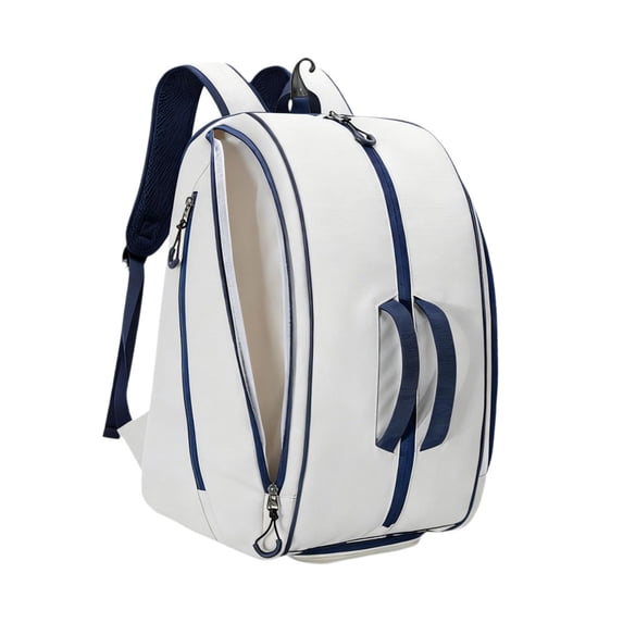yotijay Pickleball Bag Large Capacity Adjustable Shoulder Straps Pickleball Backpack Gray