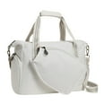 thumbnail image 1 of yotijay Pickleball Racket Bag Handbag Zipper Closure Lightweight for Women Men Practical White, 1 of 8