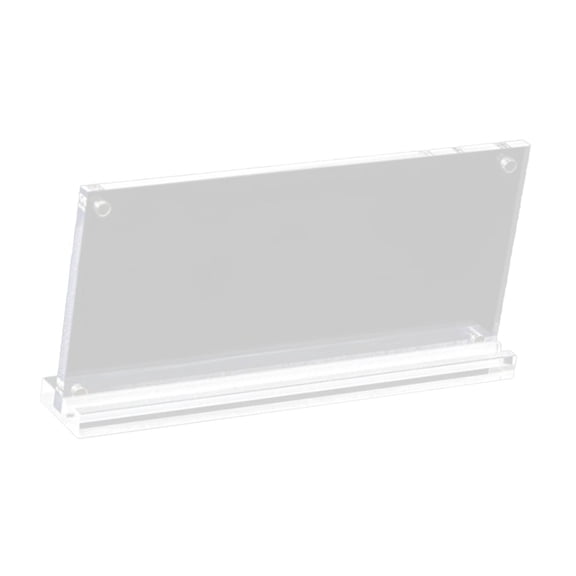 yotijay Picture Frame Holder Tabletop with Base Simple Easy to Use Wear Resistant Acrylic Display Ticket Protector for Postage Stamps