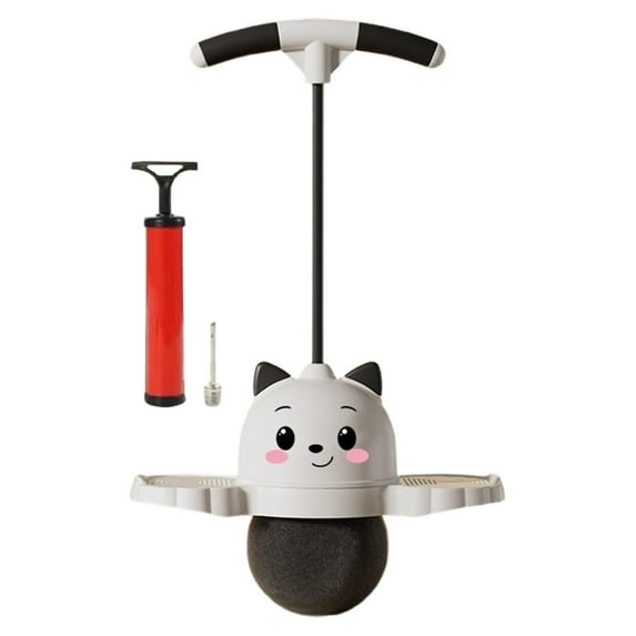 yotijay Pogo Jump Ball Accessories Girls AntiSlip Jump Board for Indoor Outdoor Toys White