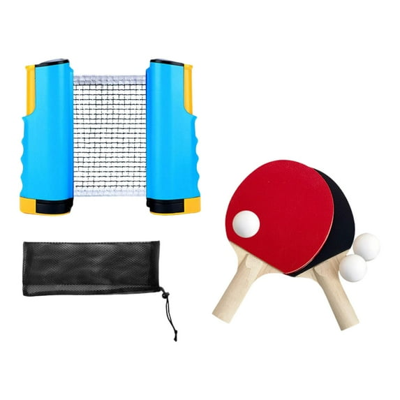 yotijay Pong Paddles Set Rackets and Balls pong Paddle Portable Retractable