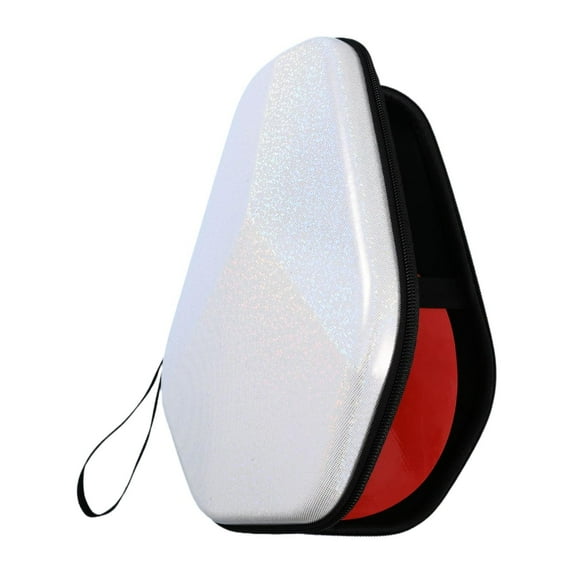 yotijay -Pong paddle case for 2, hard shell protection bag, stylish table tennis paddle. White