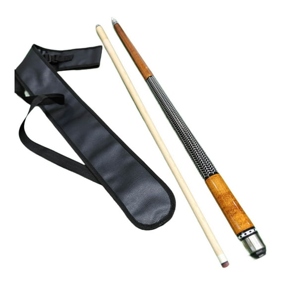 yotijay Pool Cue Stick Portable Billiard Cue for Adults Billiard Players Competition Brown