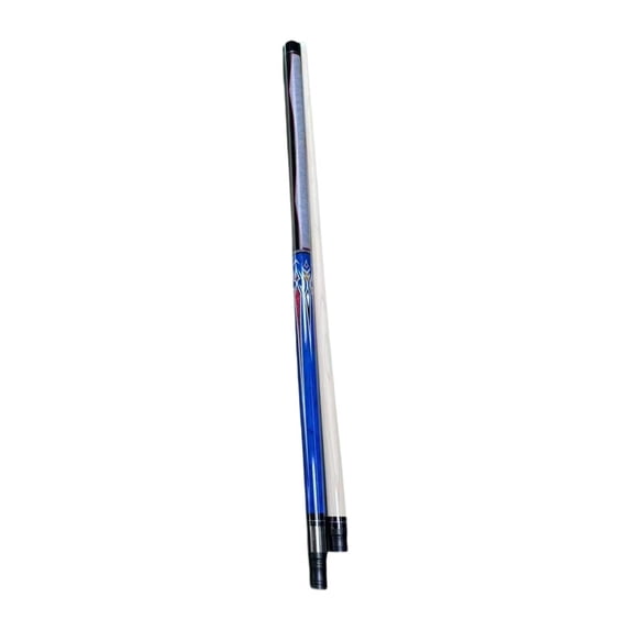 yotijay Pool Stick 1/2 Split 57" Snooker Cue for Beginners Billiard Players Men Women Blue