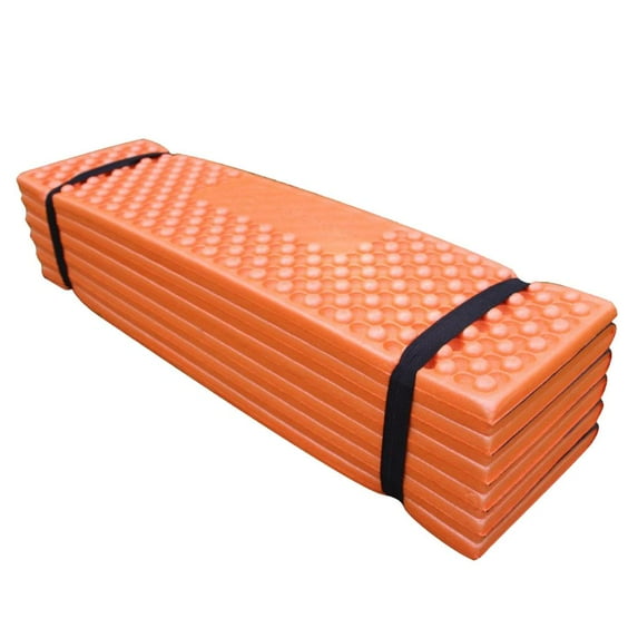 yotijay Portable Folding Outdoor Camping Mat Picnic Sleeping Cushion Pad Orange