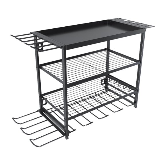 yotijay Power Tool Organizer Accessories Household Compact Wall Mounted Storage Rack