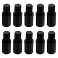 thumbnail image 1 of yotijay Push Broom Handle Threaded Tip for Household Duster Attachment Threaded Head black 22mm 10pcs, 1 of 9
