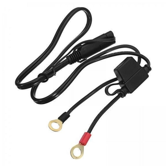 yotijay Quick Disconnect Cable,Universal SAE Quick Disconnect Cable 2 Pin Plug,Connection Wire Eyelet Terminal Harness,Motorbike Extension Cord with 10A Fuse,Motorcycle Battery r