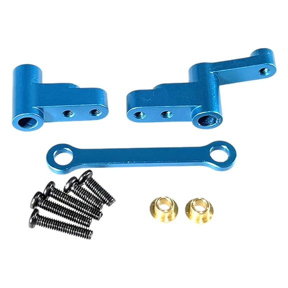 yotijay RC Car Steering Set Sturdy Upgrade for 1:14 14301 14302 RC Car DIY Modified Blue