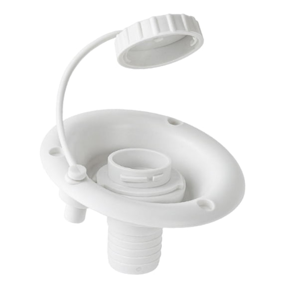 yotijay RV Gravity Water Fill Inlet with Vent Holes Premium Professional Easy to Install Direct Replaces Spare Parts Accessory White