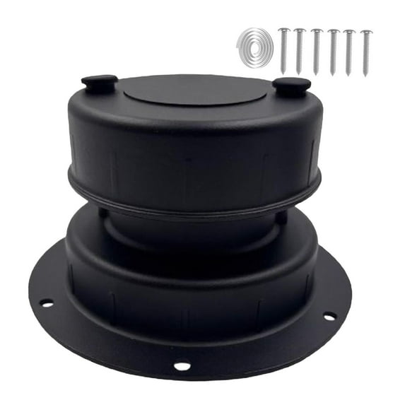 yotijay RV Plumbing Vent Cap Parts RV Sewer Vent Cover for Motorhome RV Trailer Black
