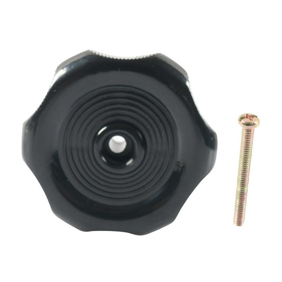 yotijay RV Window and Vent Knob Easy Installation 1" Shaft Campers Interior Hardware Black 1Pc