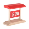 thumbnail image 1 of yotijay Realistic Scene Accessories Building Play Set Toys Bus Bus Stop, 1 of 6