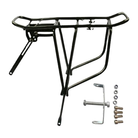 yotijay Rear Bike Rack 20 inch Tailstock Holder for Mountain Bikes Rear Rack Large Hole