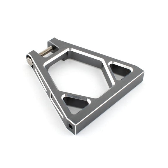 yotijay Rear Shock Absorbing Triangle Bracket Triangle Linkage Sturdy Aluminum Alloy Hardware Modification Rear Link Bracket Support Black Gray
