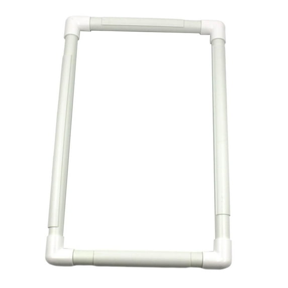 yotijay Rectangle Tapestry Scroll Embroidery Clip Frame Plastic Clip Frame for Embroidery Cross Stitch Quilting Needlepoint Tool 43x28cm