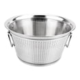 thumbnail image 1 of yotijay Rice Sieve Bucket Lightweight Rust Resistant Solid Vegatable Basins Water Medium, 1 of 9
