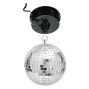 yotijay Rotating Mirror Disco Ball Motor Hanging DJ Mirror Reflection Ball Lighting - with Ball