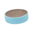 thumbnail image 1 of yotijay Round Cat Scratch Bed, Couch Bed, Replaceable Inner Core, Grinding Claw, Blue, 1 of 9