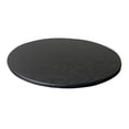 thumbnail image 1 of yotijay Round Table Cloth Protector 27.5-33.5" Table Cover Backed Vinyl Tablecloth Party black, 1 of 9