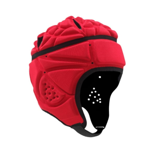 yotijay Rugby Helmet Football Helmet Breathable Ultralight Headgear Rugby Cap Red