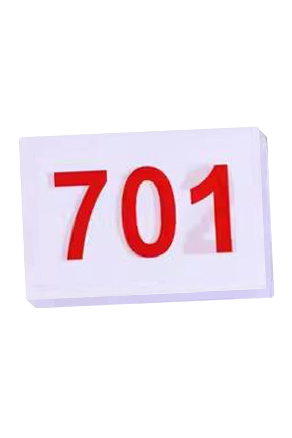 Running Bib Competitor Numbers Lightweight Tearproof Athlete Number Cloth Sports 701 to 800