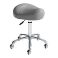 thumbnail image 1 of yotijay Saddle Stool Ergonomic Lift Stool Thick Seat Padding Swivel Salon Stool for grey, 1 of 9