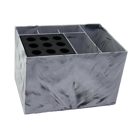 yotijay Salon Organizer Clips Combs Multifunctional Detachable Hairdressing Tool Storage light marble pattern
